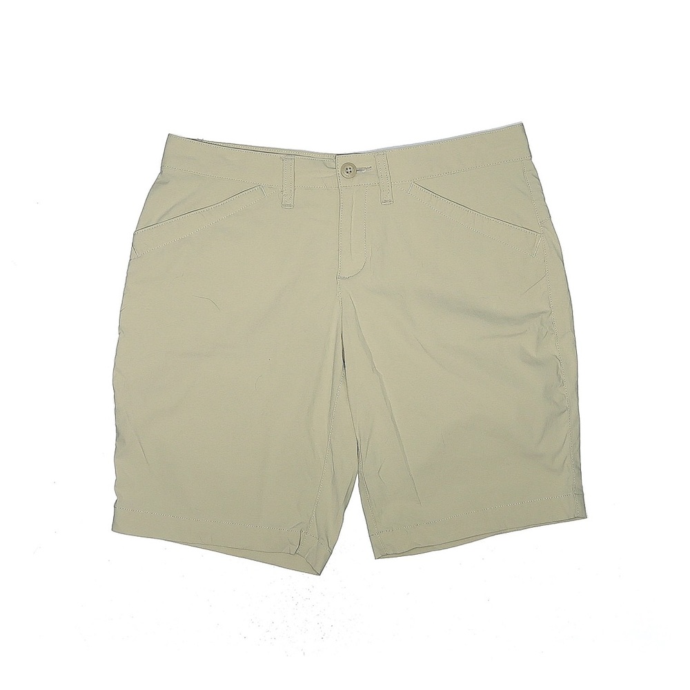 edie bauer beige shorts women